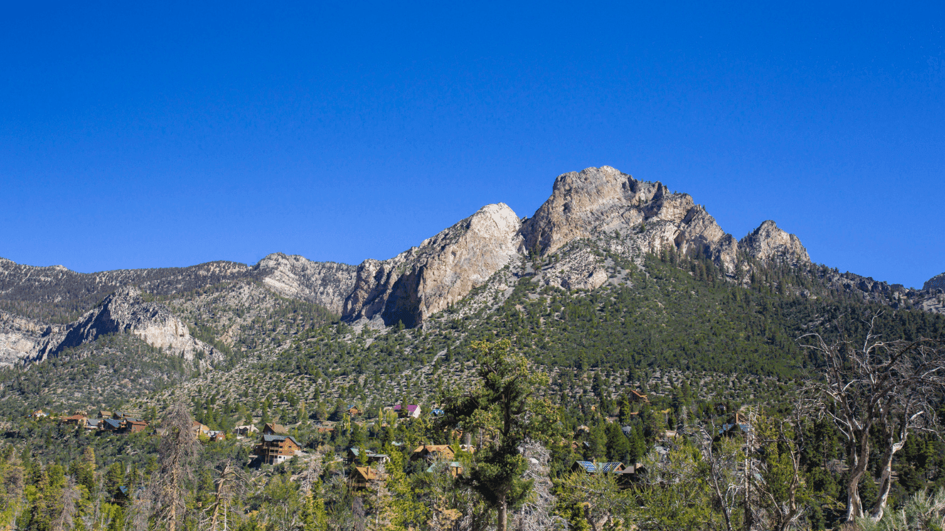 City view of Mount Charleston