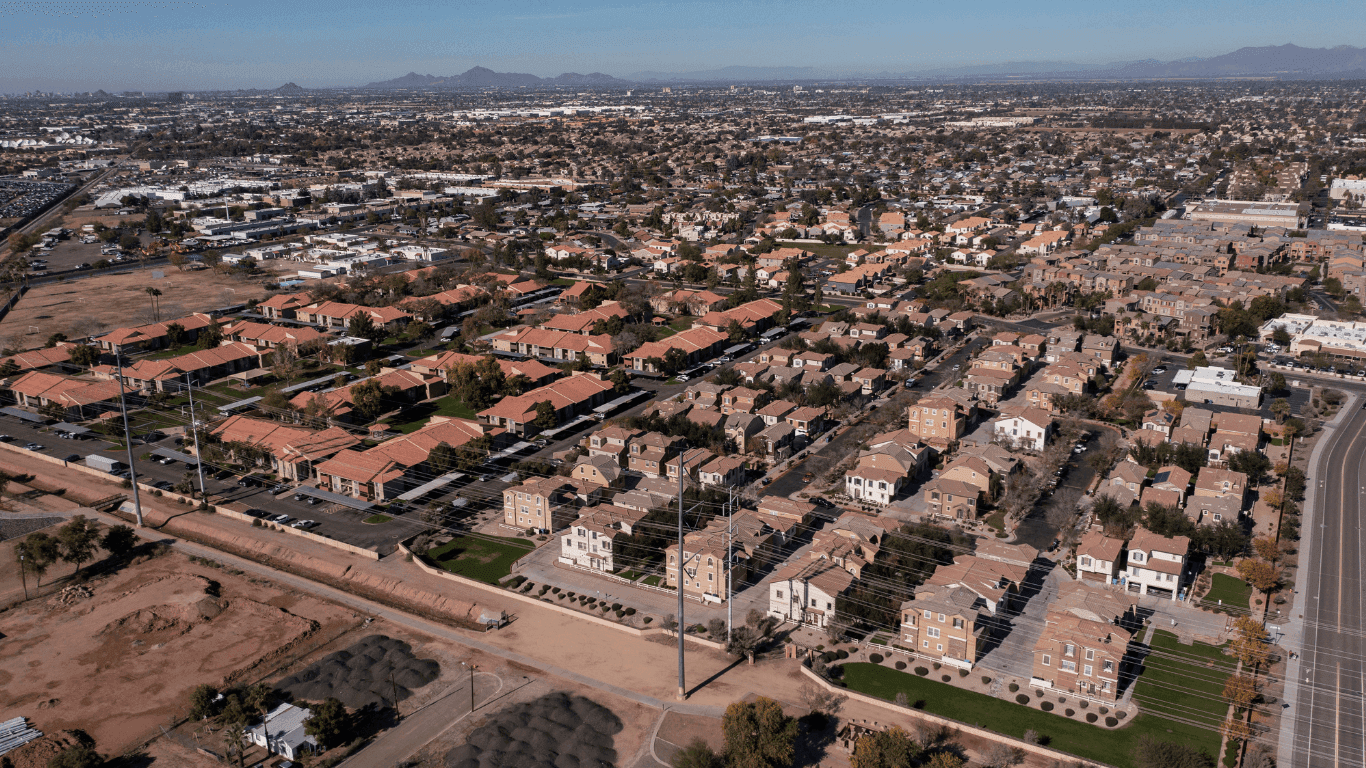 View of suburban Gilbert